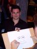 Award winning artist Victor Pross brought some extra magic to the party with his wonderful live caricature sketchings.	